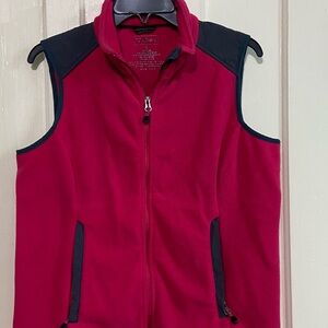 L.L.Bean Women’s Fleece Polartec Vest Hot Pink&gray /Small‎